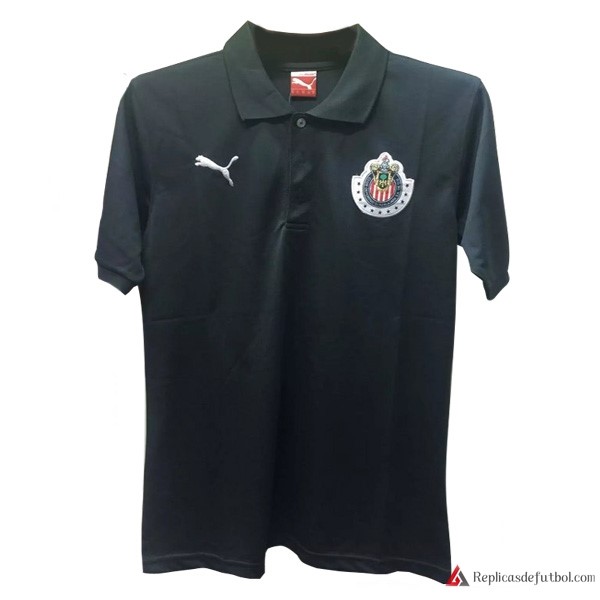 Polo CD Guadalajara 2017-2018 Negro